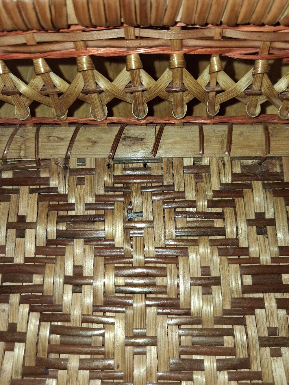 Vintage Woven Rattan Tray - Picture 5 of 5